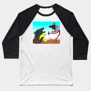 Monster Godzilla Baseball T-Shirt